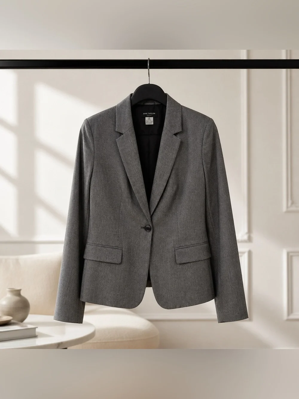 Liz Claiborne Size 10 Career Suit Jacket Polyester Rayon Spandex Blend